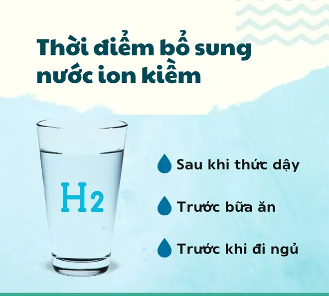 Nước ion kiềm có mùi vị ngọt mát tự nhiên của khoáng chất